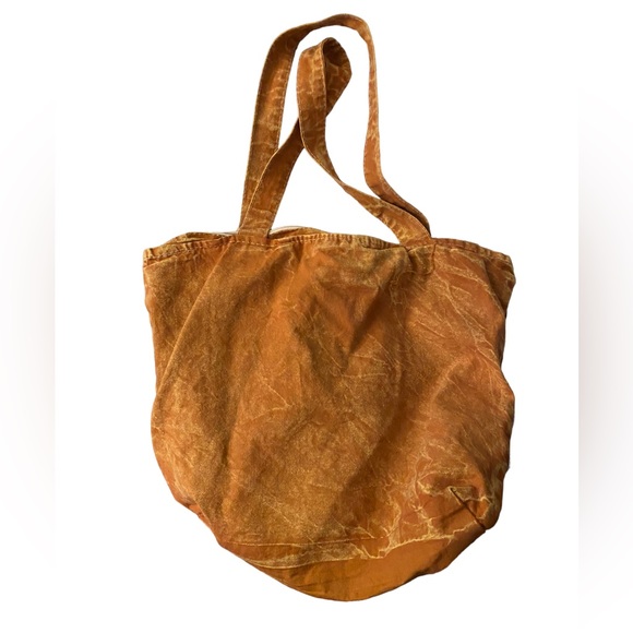 Channel 5 Merch Orange Zippered Tote Bag - Picture 4 of 5